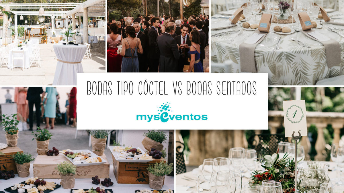 Bodas tipo cóctel o bodas sentados